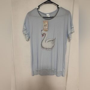 Sónia Light Blue Pajama Top